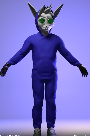 Full Body 3D Character "raven vtubers"